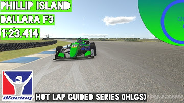 iRacing Hot Lap Guided Series | Dallara F3 at Phillip Island | Setup + Replay File + Track Guide