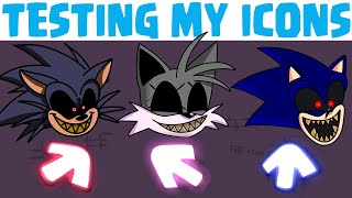 FNF Icons Test | Original VS Remaster Icons | Sonic EXE 3.0, Sonic Lord X, Tails screenshot 5