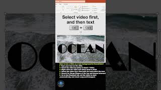 How to create a video-in-text effect in PowerPoint? 💻✨