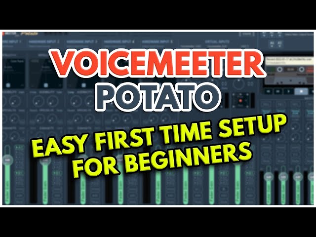 Voicemeeter Potato Setup Guide for Beginners (2022) | Mic setup + Mixer Overview!