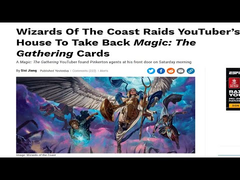Thumbnail for Youtuber Gets Raided Over Trading Card Drama