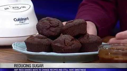 Amy Reed's tips to reduce sugar when baking