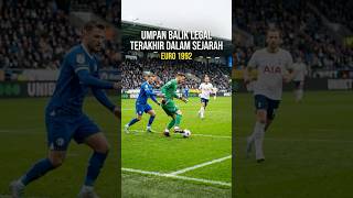 BackPass Legal Terakhir dalam Sejarah sepakbola