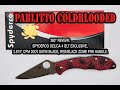 360° Review: Spyderco Delica 4 DLT Exclusive, 2.875&quot; CPM 20CV Satin Blade Red/Black Zome FRN Handle.