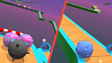 Sky Rolling Ball 3D - All Levels 134-135, SpeedRun Gameplay, Android IOS, Amaizing Ball Game