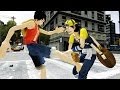 LUFFY VS USOPP - ONE PIECE FIGHT - GTA IV