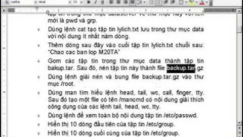 Bài 6: Các thao tác trên File System
