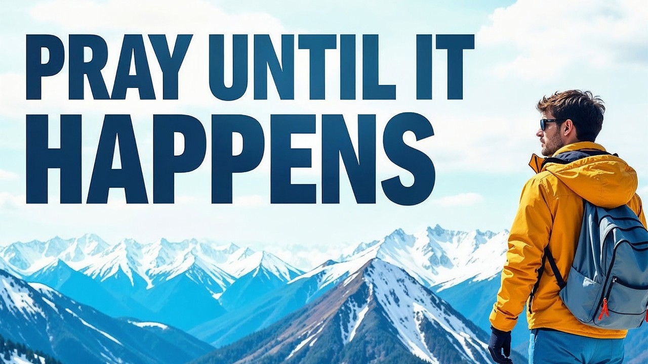 DON’T STOP PRAYING UNTIL IT HAPPENS