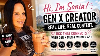 Meet Sonia Gen X Ugc Creator For Travel, Wellness, Beauty Lifestyle