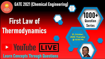 First Law of Thermodynamics- Part 1|| Problem Practice Session || GATE Chemical || 1000+ Questions||