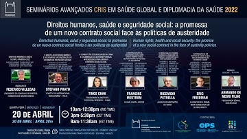 90 - Seminários Avançados CRIS 2022 - Human rights, health and social security