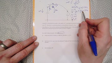 Projectile Problem - A Level Maths - Mechanics