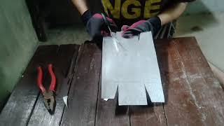 Paano gumawa ng RECTANGULAR TRAY gamit ang sheet metal