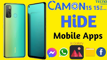 How to Hide Apps in Tecno Camon 15 | How to Hide Apps in Tecno Camon 15 Pro