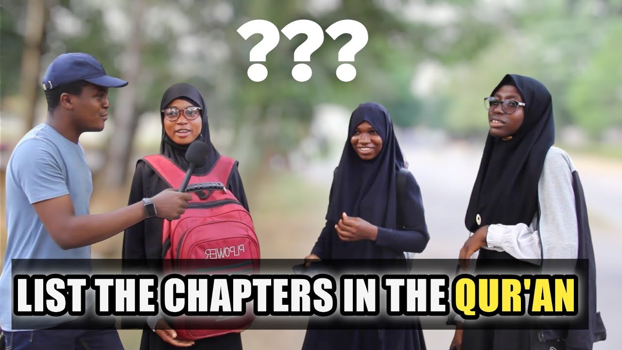 QUIZZING MUSLIM STUDENTS ABOUT THE QUR'AN  episode 2
