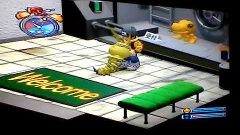 Digimon World - Kunemon-Greymon Digivolution