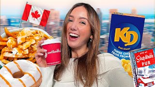 CE QUE JE MANGE AU CANADA! (du sucre partout) | Lenadorable