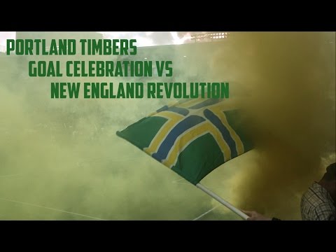 Portland Timbers Goal Celebration vs New England