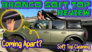 Ford Bronco Soft Top Coming Apart? | 1 Year Follow-Up Review | How to Care for the Soft Top screenshot 5