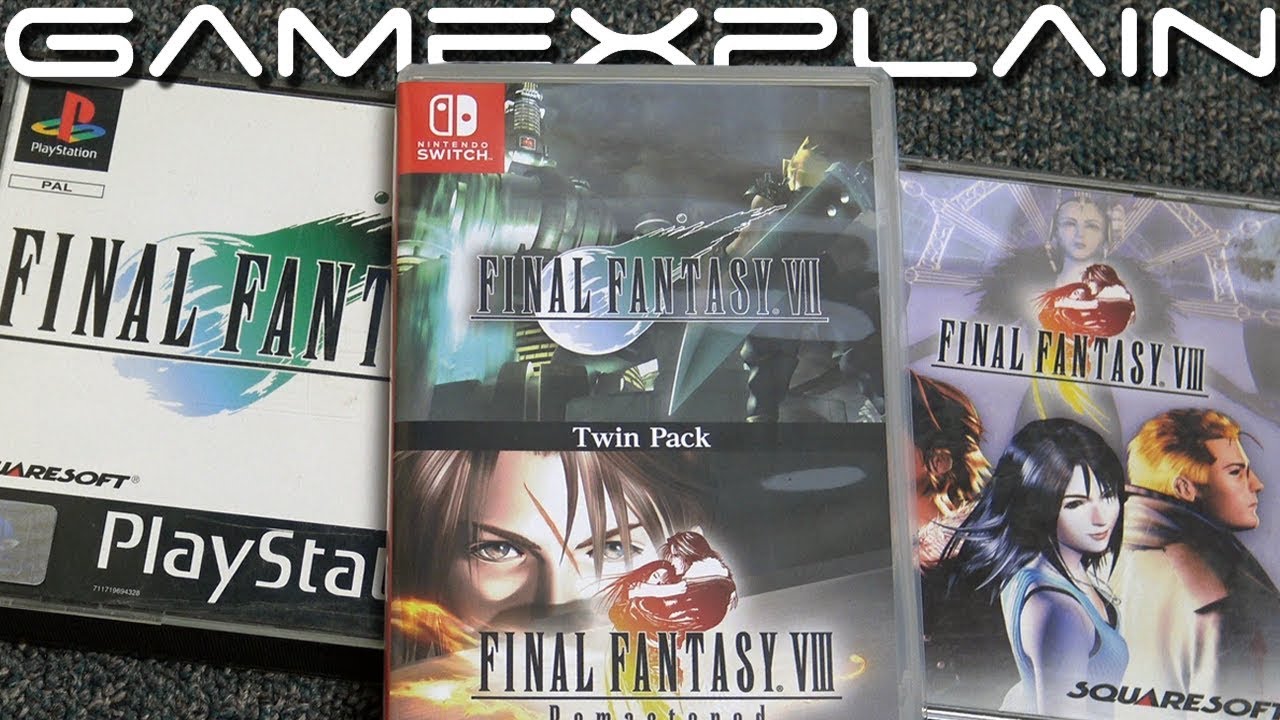 Final Fantasy VII a Cartridge! Unboxing the FF7 & FF8 Double Pack for Nintendo Switch - YouTube