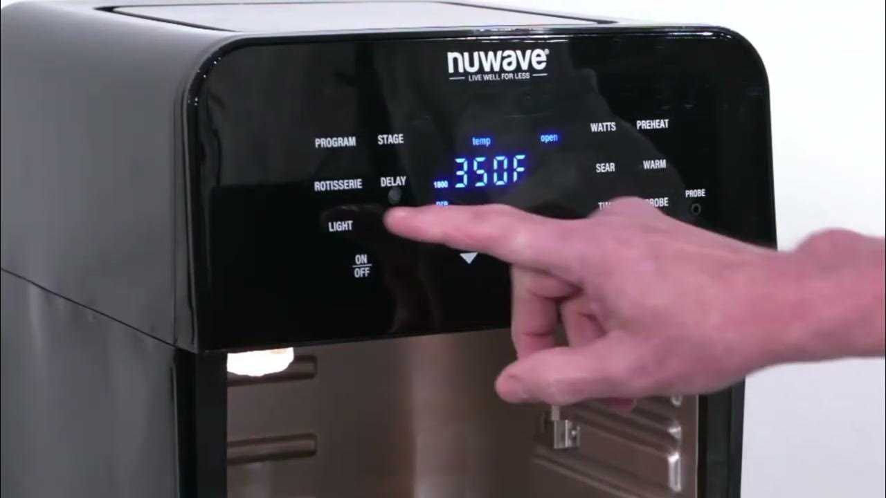 How To Turn On The Light NuWave 15.5QT Brio Model 38020 YouTube