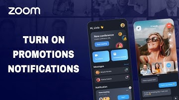 How To Turn On Promotions Notifications On Zoom App