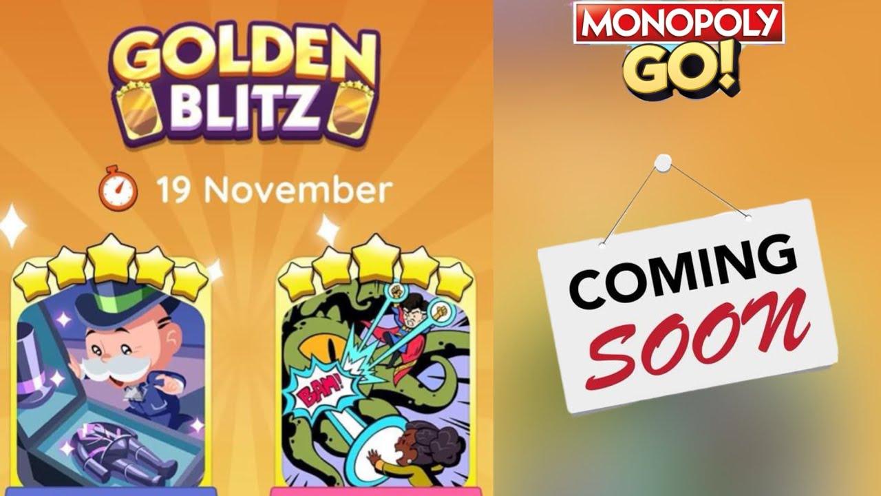 Next Golden Blitz has been confirmed in Monopoly GO and it’s for 5⭐️! #