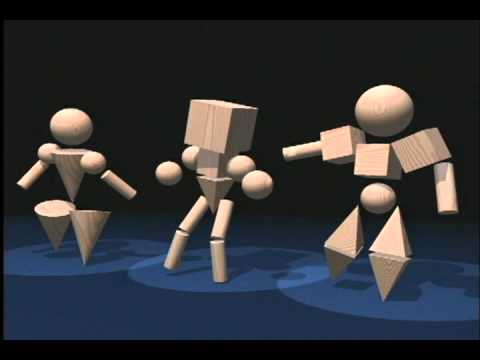 3D Geometric Shapes Dance Ballet - YouTube