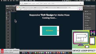 Device-Loop Effect Widget | Adobe Muse CC Tutorial | Muse For You