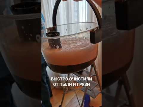 Можно ли очистить шторы от пыли быстро и легко?🏄‍♀️ Сколько пыли копится в тюли и шторах #Shorts