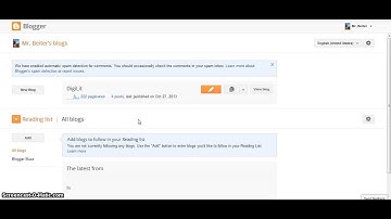 Change Comment Settings in Blogger