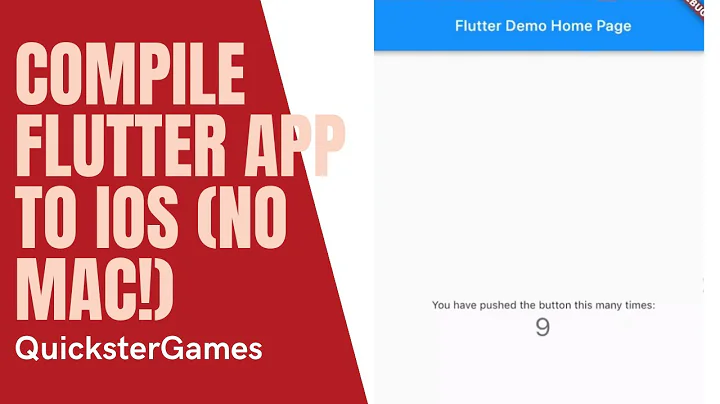 How to compile a flutter application to iPhone WITH NO MAC (FREE | NO JAILBREAK)