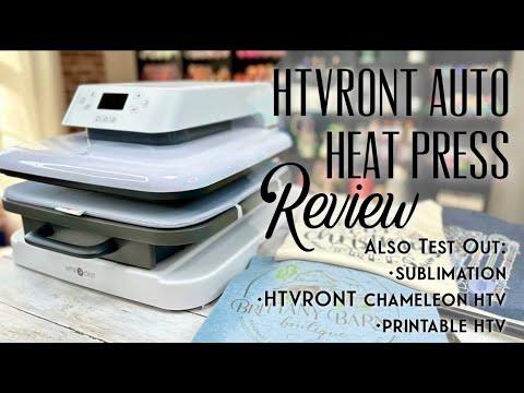 HTVRONT Heat Press and Mini Heat Press Review - Michelle's Party