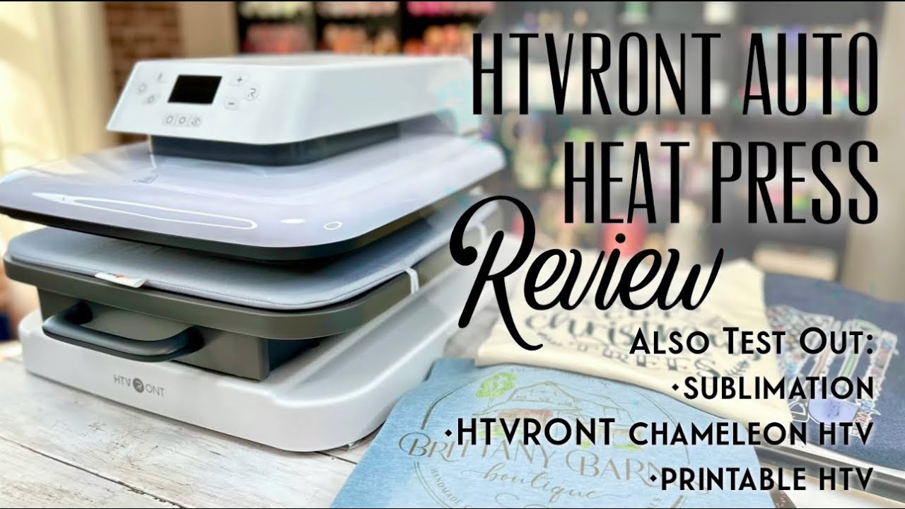 HTVRont Auto Heat Press: How to Use and My Honest Review 