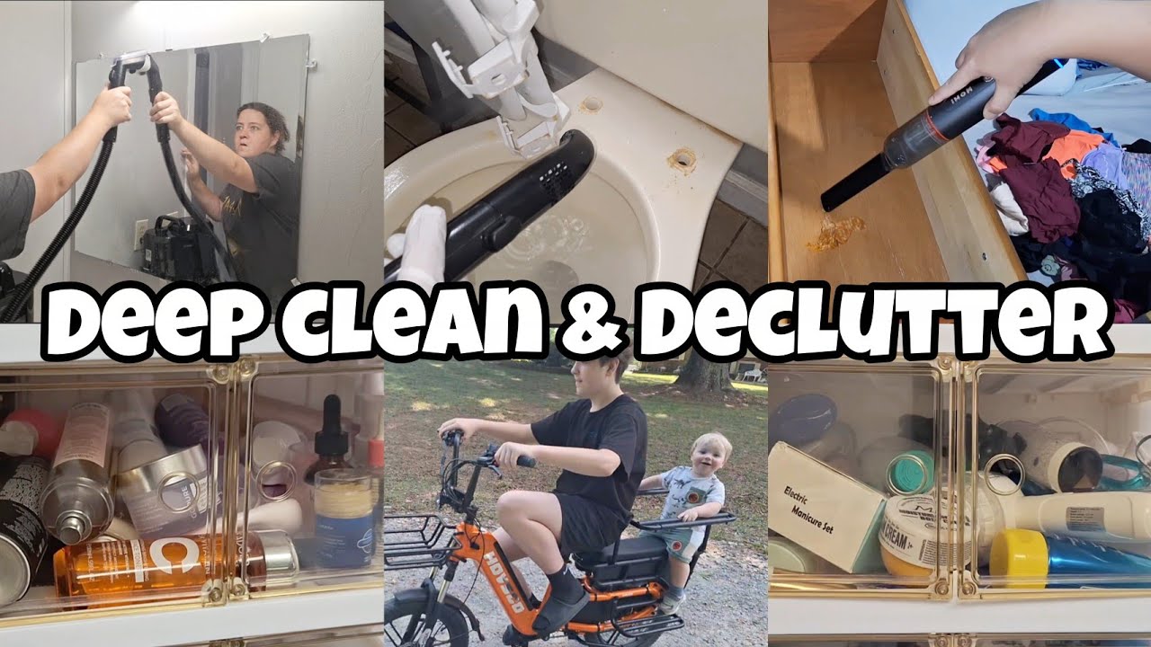 WHOLE HOUSE DECLUTTER & DEEP CLEAN WITH ME | Yard Sale Prep | Chelcy's ...