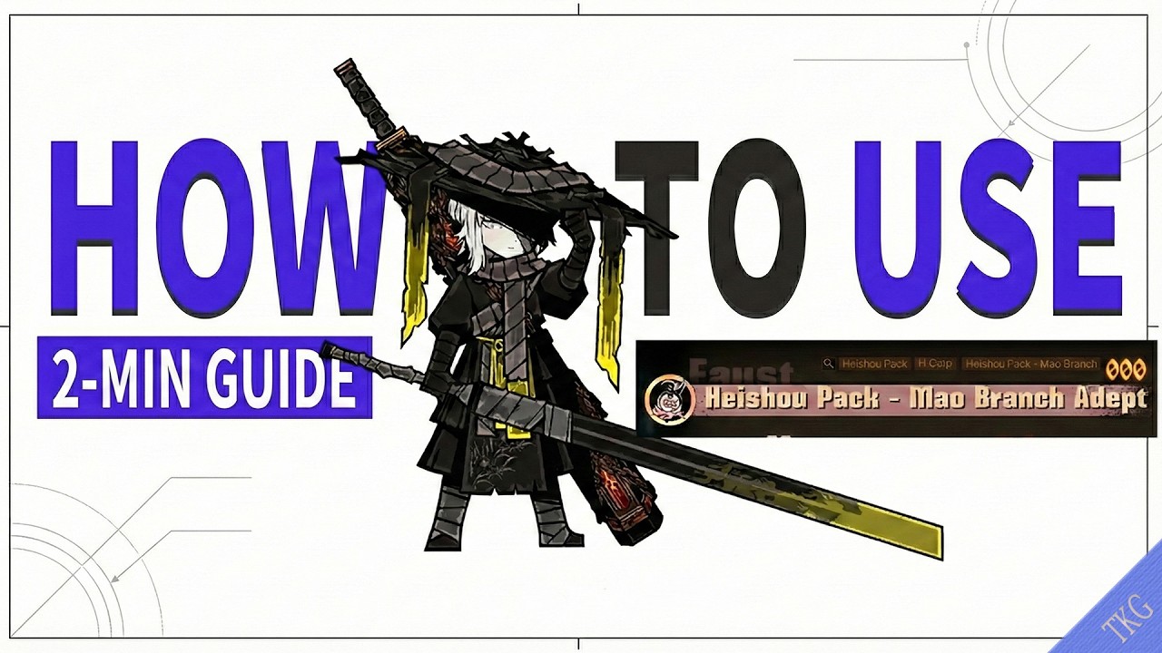 Limbus Company - 👻User Manual: Heishou Pack - Mao Branch Adept Faust (2 Min Guide)