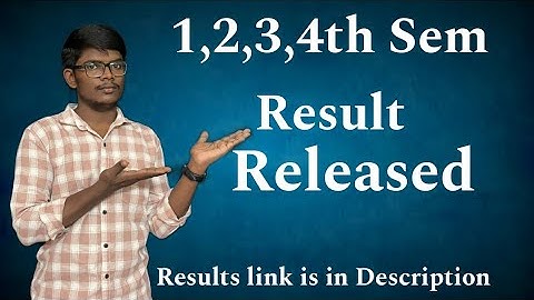 డిగ్రీ ఫలితాలు విడుదల || 1,2,3,4వ సెమిస్టర్ ఫలితాల లింక్ వివరణలో ఉంది #kammampatinikhil 