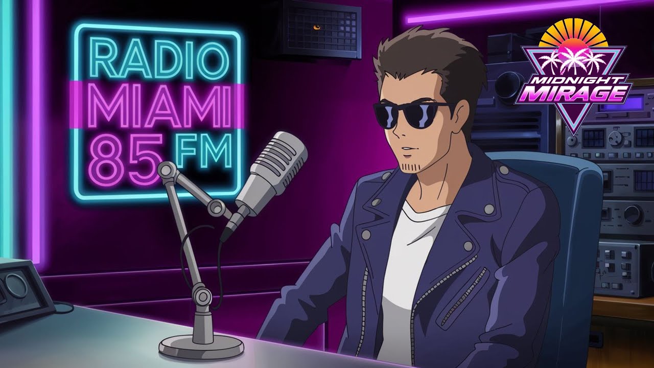 24/7 80's Synthwave & Retrowave // Radio Miami  - 85 FM // The Best Vocal Synthwave