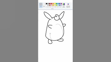 Ditto Wigglytuff - MS Paint V2 #drawing #pokemon #ditto