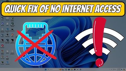 WiFi Connected But No Internet Access on Windows 11/10? Here