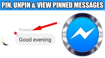 HOW TO PIN A MESSAGE ON FACEBOOK MESSENGER - UNPIN AND VIEW PINNED MESSAGES