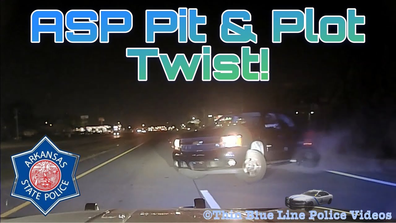 Dash Cam: Crazy Chase & Pit by Arkansas State Police… and a twist - YouTube