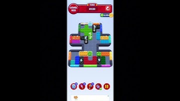 Color Block Jam - Level 933 solution                            #games #gaming #puzzle #gameplay