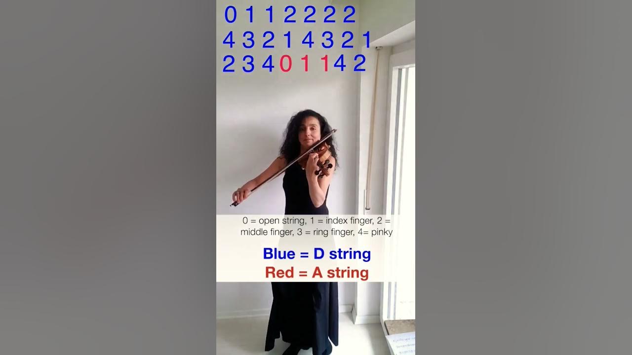 Dormi, Dormi, Bel Bambin 🎻 Violin & Viola Tutorial With Color Coded