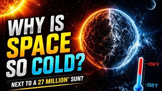 All that heat… and space is STILL freezing? ❄️☀️#viral