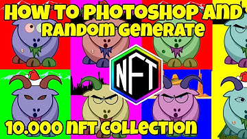 10.000 NFT Collection Tutorial Without Coding Knowledge (in 60 min) - Photoshop & Random Generator