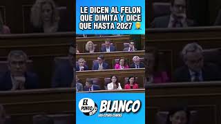 LE DICEN A SANCHEZ QUE DIMITA Y DICE QUE ESTARA EN 2027 #shorts #vox #abascal #sanchez #elecciones