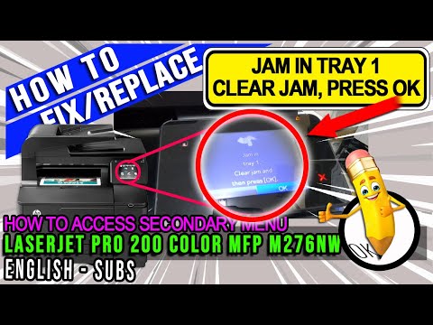 How to Replace Pick-Up Roller | LaserJet Pro 200 Color MFP M276nw