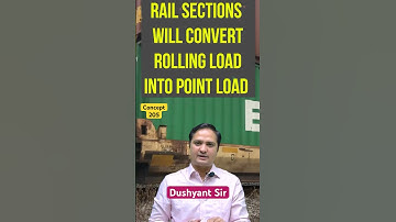 Concept-205 | Rails | Railway Engineering By Dushyant Sir #sasuti #dushyantsir #ese2025