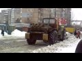 очистка снега в Кировограде